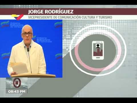 Reporte Coronavirus Venezuela, 24/07/2020: 650 casos (récord) y 5 muertos informó Jorge Rodríguez