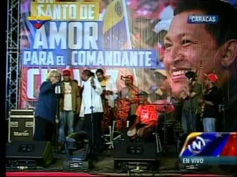 Presidente Nicolás Maduro tocando salsa en El Calvario junto a Madera y otros grupos