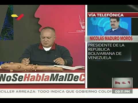 Presidente Maduro, Diosdado Cabello y Jorge Rodríguez en Con El Mazo Dando, 25 de marzo de 2020