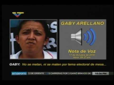 Mensaje de voz Gaby Arellano: Agitación en los centros de recolección de firmas el 26-28 octubre