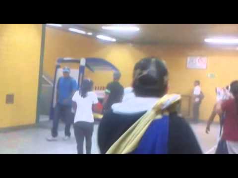 Agresión a Estación del Metro Parque Carabobo - 12/02/2014