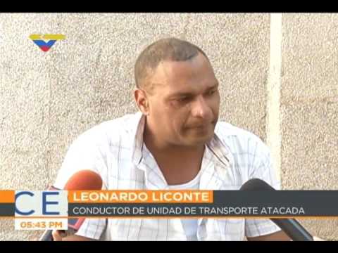 Conductor narra cómo opositores quemaron su autobús en Altamira