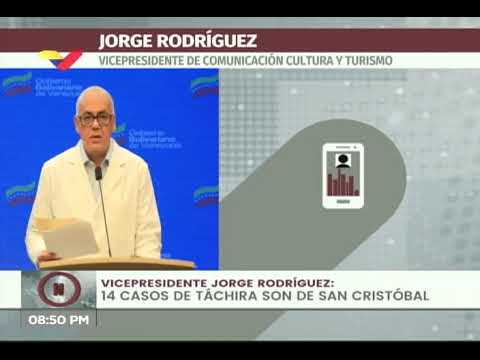 Reporte Coronavirus Venezuela, 22/07/2020: 390 casos y 4 fallecidos, informa Jorge Rodríguez
