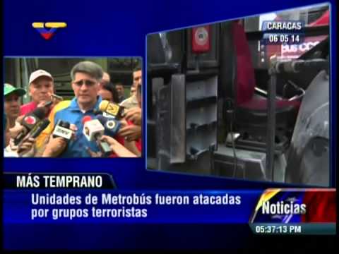 Haiman El Troudi sobre ataque a dos Metrobus con bombas molotov