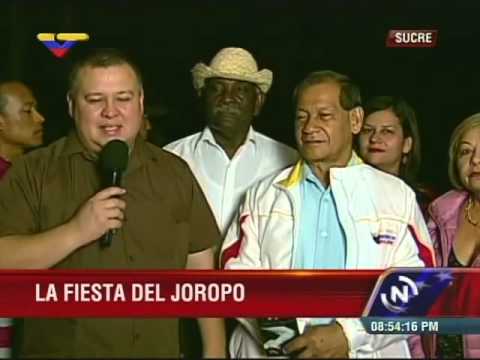 Ministro Reinaldo Iturriza en la Fiesta del Joropo desde Cumaná