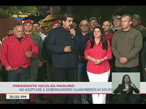 Presidente Maduro tras conocer victoria en 17 gobernaciones en elecciones 15-O