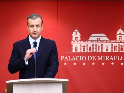 Tareck El Aissami, vicepresidente de economía, ofrece un balance este 11 septiembre 2018