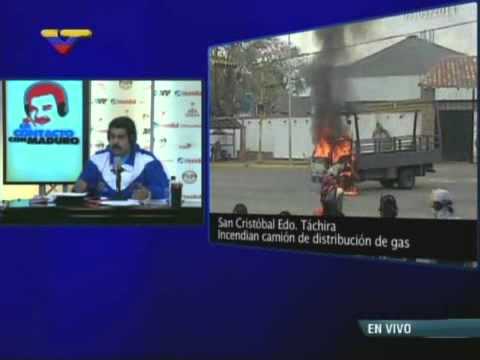 Pdte Nicolás Maduro indignado por ataques a MetroBus y muchos otros