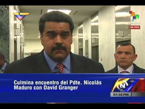 Presidente Maduro se reunió en la ONU con presidente de Guyana, David Granger