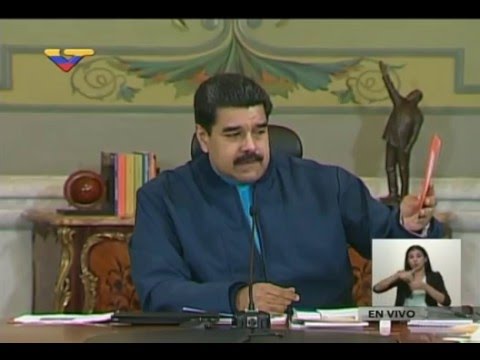 Presidente Nicolás Maduro tras reunión con Vicepresidencias Económicas en Miraflores