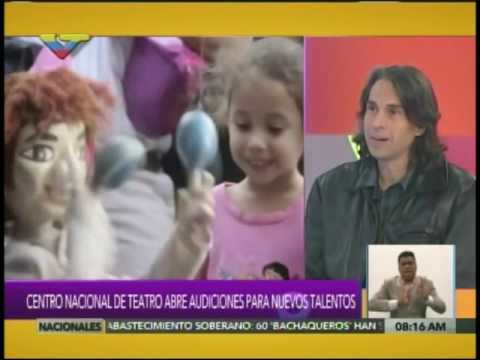 Alfredo Caldera sobre inicio de audiciones de Compañía Nacional de Teatro