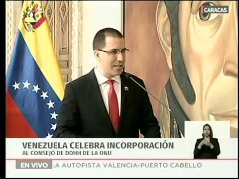 Jorge Arreaza celebra: ¡Venezuela logra escaño en Consejo de Derechos Humanos de la ONU!