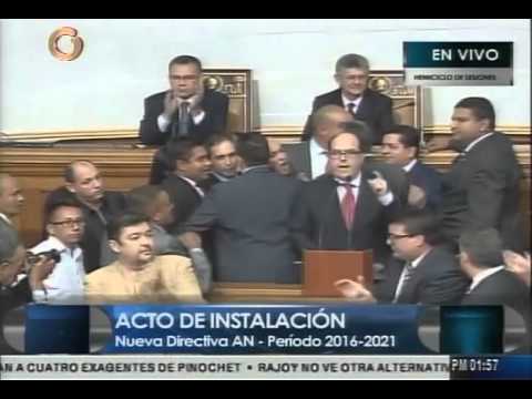 (Globovisión) Bancada chavista se retira tras violación del reglamento por Julio Borges