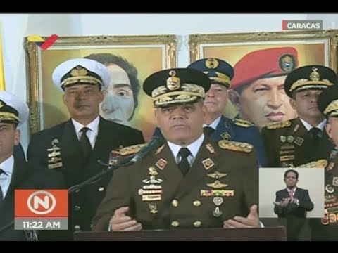 Ministro de Defensa de Venezuela sobre autoproclamación de Juan Guaidó como supuesto presidente