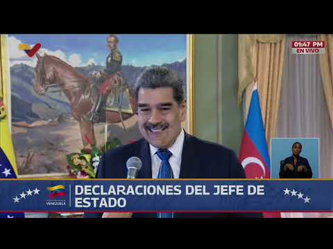 Presidente Nicolás Maduro da declaraciones tras recibir nuevos embajadores en Miraflores