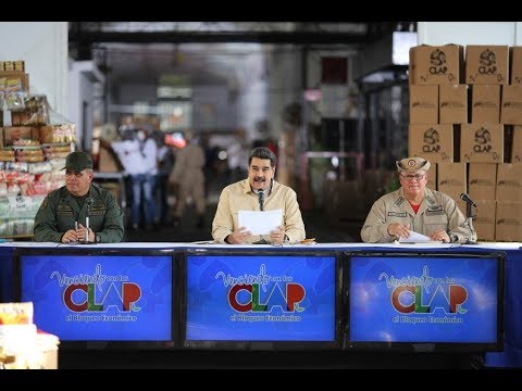 Presidente Nicolás Maduro en acto de fortalecimiento de los CLAP, 28 mayo 2019