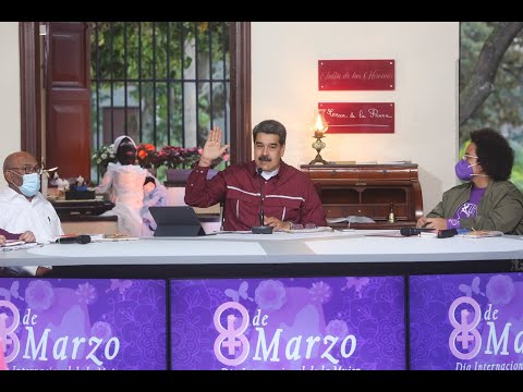Maduro encabezó actos por el Día Internacional de la Mujer, 8 de marzo de 2021
