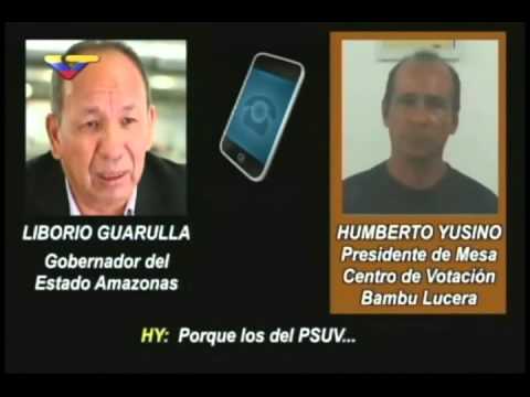 Audio de Liborio Guarulla (gobernador Amazonas) lo involucra en delitos, elecciones 6D 2015