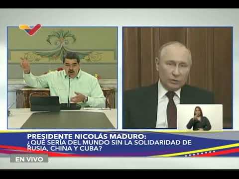 Maduro da apoyo contundente a Putín y Rusia este 22 febrero 2022: Sepa todo lo que dijo
