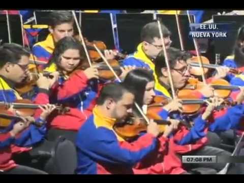 Dudamel y Orquesta Sinfónica Simón Bolívar de Venezuela en 70 años de la ONU (fragmento)