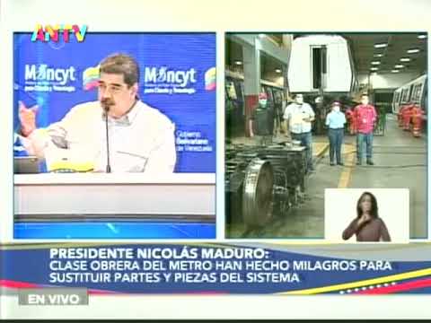 Maduro responde ante demanda desde España contra el Metro de Caracas