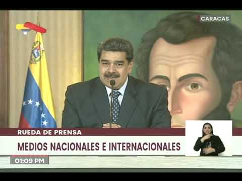 Rueda de prensa de Nicolás Maduro este 6 mayo 2020 sobre incursión de mercenarios en las costas