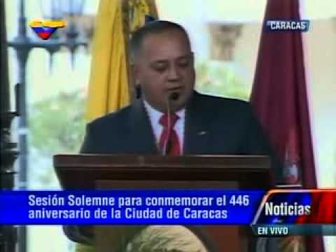 Diosdado Cabello, alocución completa por el aniversario 446 de Caracas
