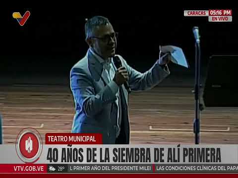 Concierto 40 años de la Siembra de Alí Primera y 1er Aniversario de la GMVV, 16 de febrero de 2025