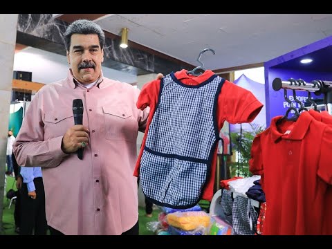 Presidente Maduro en expoferia Plan Escolar 2022-2023 este 28 de septiembre de 2022