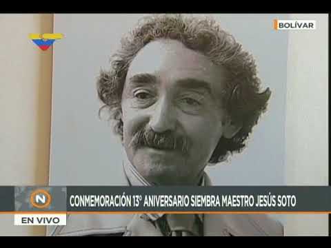 Ministro de Cultura Ernesto Villegas en homenaje a Jesús Soto