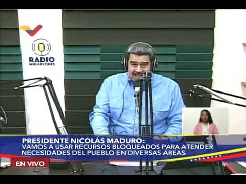 Maduro: Se retoma diálogo con oposición para rescatar dinero secuestrado por las sanciones