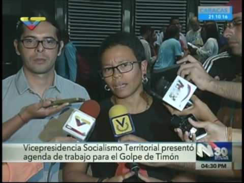 Vicepresidencia de Socialismo Territorial presentó Agenda de Trabajo sobre Golpe de Timón