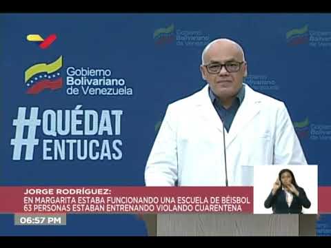 Reporte Coronavirus Venezuela, 17/04/2020: Escuela de béisbol viola cuarentena y causa 20 casos