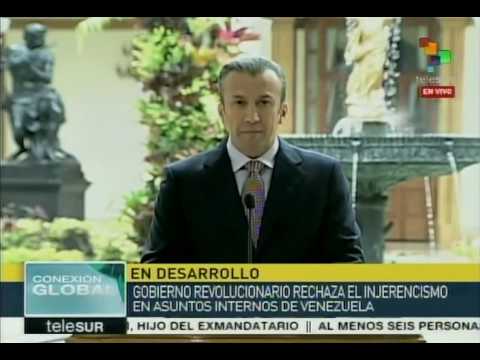 Vicepresidente El Aissami lee comunicado del Consejo de Defensa ante amenazas de Donald Trump