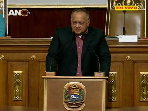 Discurso de Diosdado Cabello en ANC previo a allanamiento de inmunidad de Juan Guaidó