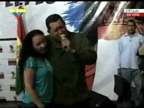Chavez canta en Barinas