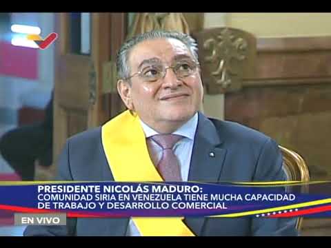Maduro despide al embajador de Siria en Venezuela, Khalil Bitar
