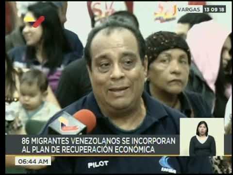 86 venezolanos que habían emigrado a Argentina retornaron a su país
