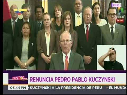 Discurso de renuncia del Presidente de Perú, Pedro Pablo Kuczynski