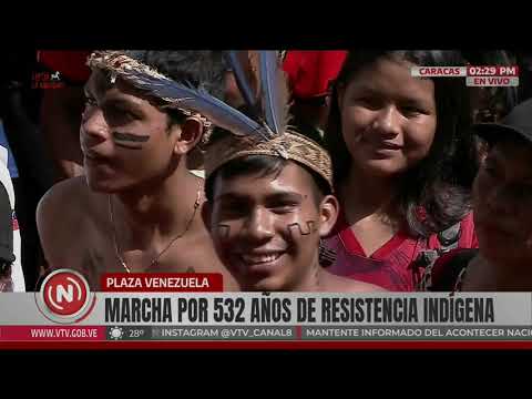 Marcha en Venezuela por 532 años de la Resistencia Indígena, 12 de octubre de 2024