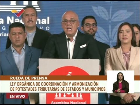 Jorge Rodríguez sobre nueva Ley para armonizar impuestos de estados y municipios, 19 julio 2023