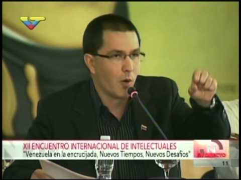 Vicepresidente de Misiones Jorge Arreaza en el Encuentro de Intelectuales y Artistas 2016