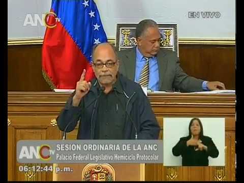 Pedro Calzadilla, discurso ante la ANC por la Constituyente de la Identidad Cultural