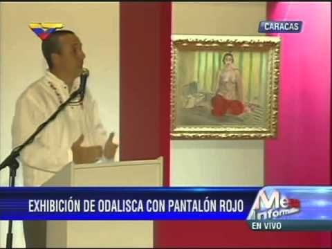 Luisa Ortega Díaz y Fidel Barbarito inauguran exposición de Odalisca de Pantalón Rojo