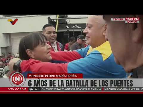 Batalla de los Puentes, 6° aniversario, palabras de Diosdado Cabello y Freddy Bernal