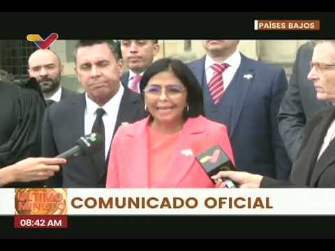 Delcy Rodríguez ante la Corte Internacional de Justicia en La Haya, 8 de abril de 2024