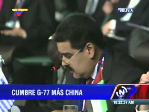 Presidente Nicolás Maduro interviene en Cumbre del G-77 más China en Bolivia