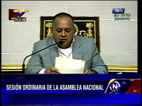 VIDEO: Diosdado Cabello lee carta de Nicolás Maduro informando q Chávez no podrá juramentarse
