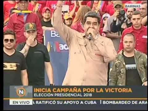 Discurso de Nicolás Maduro en acto de campaña en Barinas, 23 abril 2018