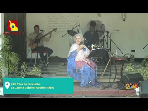 Lilia Vera en concierto en La Casona (fragmento), 10 de julio de 2022